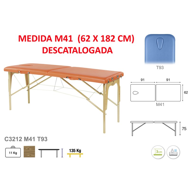 C3212 - Camillas PLEGABLES - Ecopostural