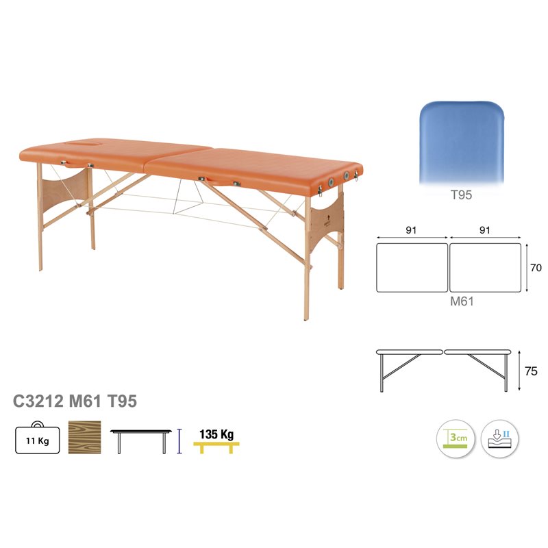 C3212 - Camillas PLEGABLES - Ecopostural