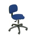 Taburete bicicleta base negra con respaldo S2639 ECOPOSTURAL