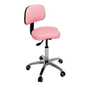 Taburete bicicleta base aluminio con respaldo S4639 ECOPOSTURAL