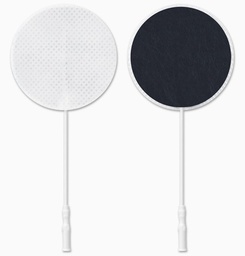 [VTX5000] Electrodos VALUTRODE X CLOTH (4) con cubierta de tela (5cm, Redonda)