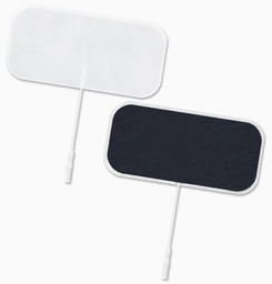 [VTX50100] Electrodos VALUTRODE X CLOTH (4) con cubierta de tela (10cm, Rectángulo)