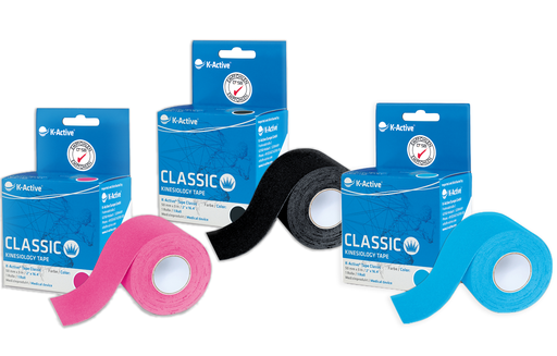 Tape Kinesiológico K-ACTIVE CLASSIC 5cm x 5m Caja individual